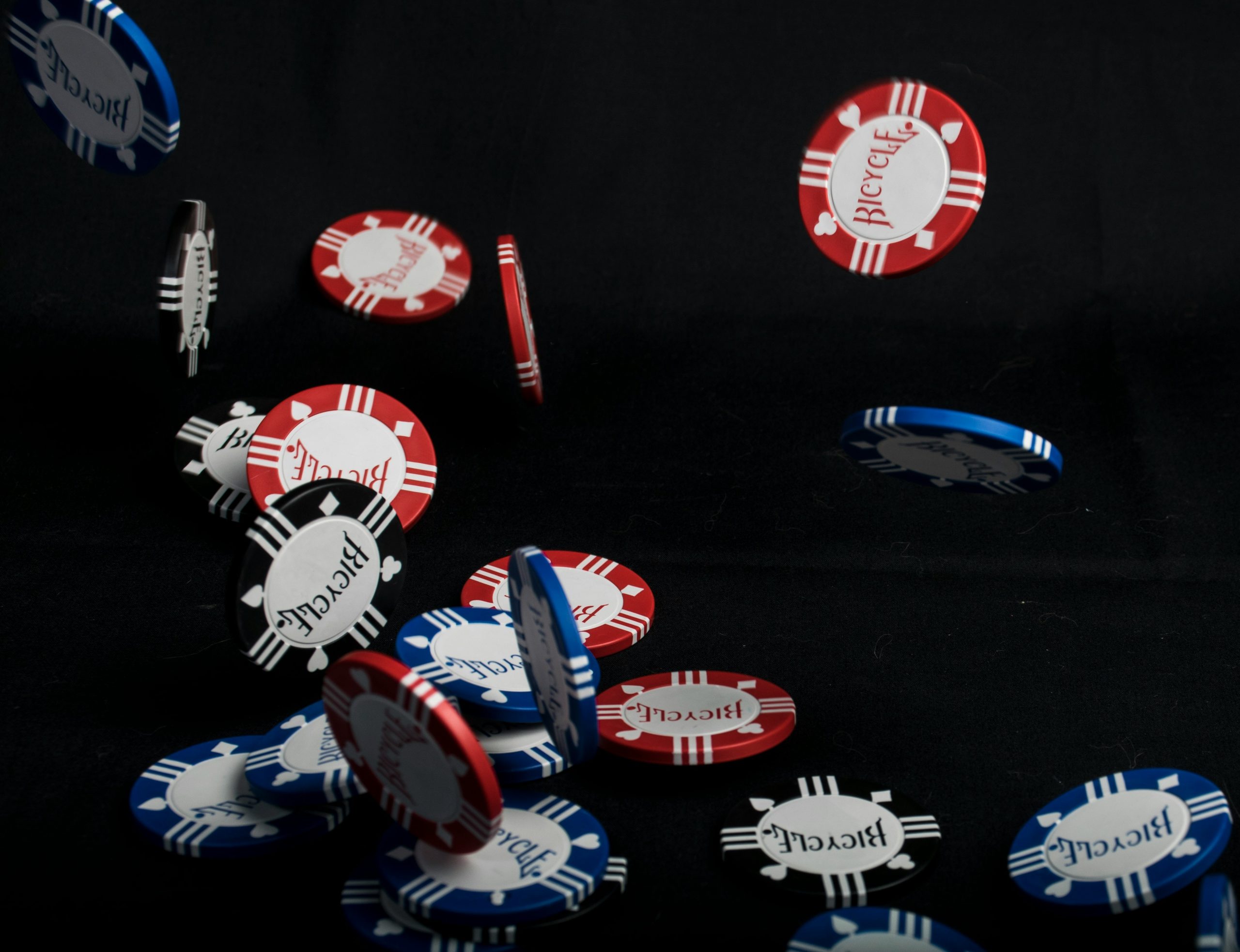 Chips falling on table